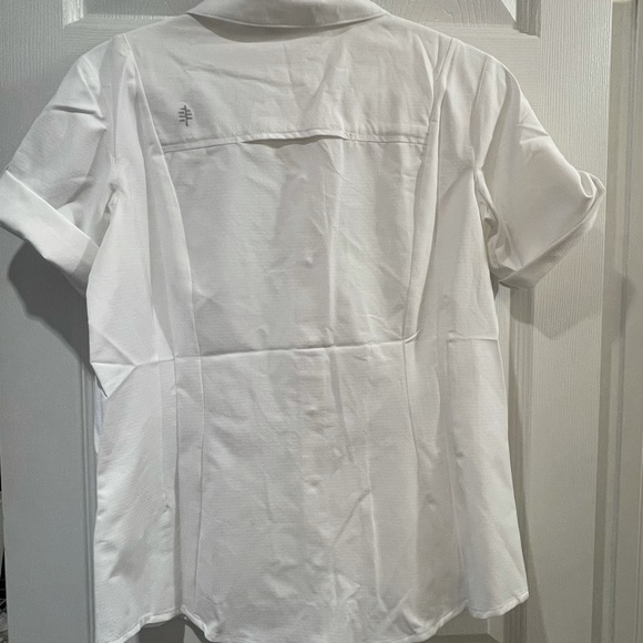 Small White Royal Robbins Button Up Shirt Blouse - Picture 8 of 8